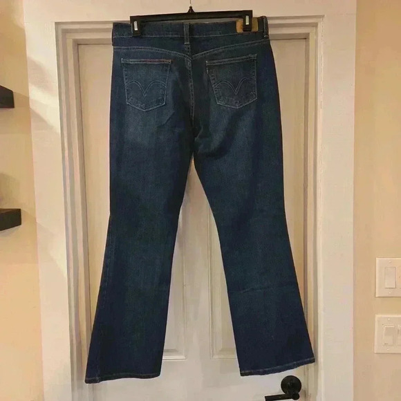 Levi Strauss & Co 515 Womens Stretch Bootcut Jeans Blue Size 12 Medium - Picture 3 of 11